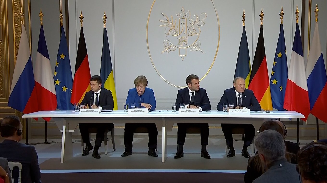 Переговоры франции и германии. Нормандский саммит 2019.